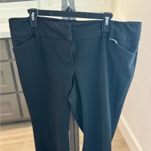New York & Company Dress Pants, Stretch, Trousers, Wide Leg, Size 16 in Black